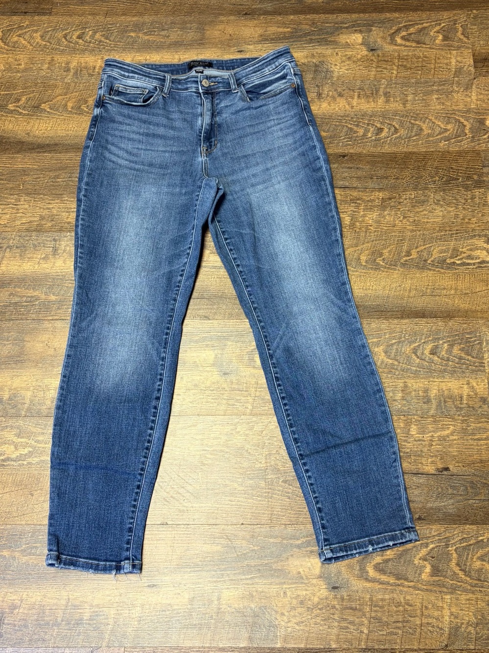 Judy Blue Boyfriend Fit Jeans Women's 11/30 Blue Stretch Denim Mid Rise